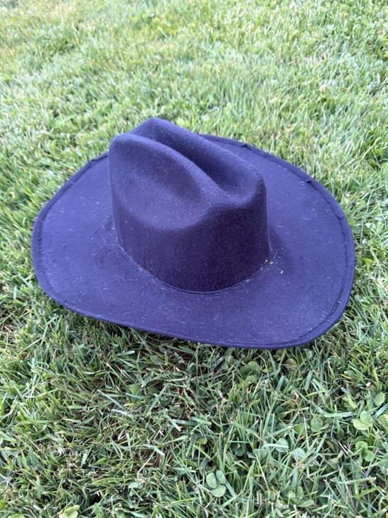 Vintage Pigalli Black Wool Felt Cowboy Hat Western Ranch Style Size 6 3/4 main image 5